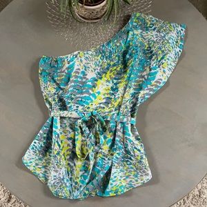 Banana Republic: One shoulder blouse